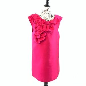 Kate Spade hot pink fuchsia shift dress 12